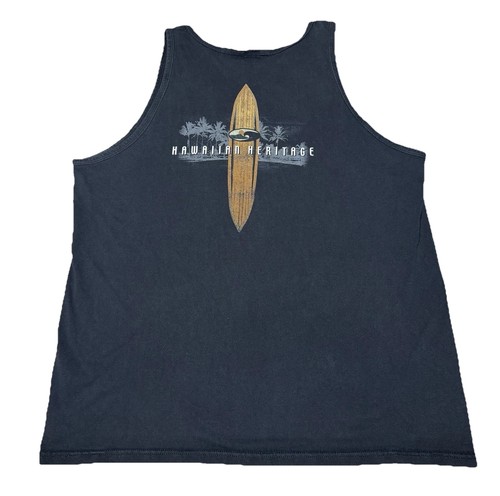 Canotta nera incudine hawaiian - canotta,