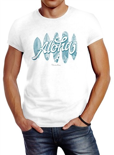 Shirt uomo aloha - surf, boards