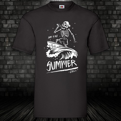 Summer chill surf die - summer, or