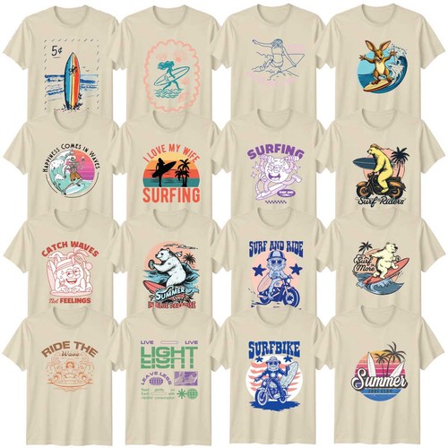 Shirt retrò surf - retrò,