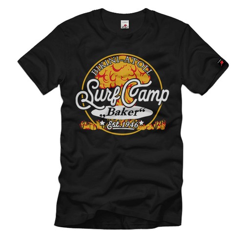 Shirt retrò surf camp baker - t-shirt,