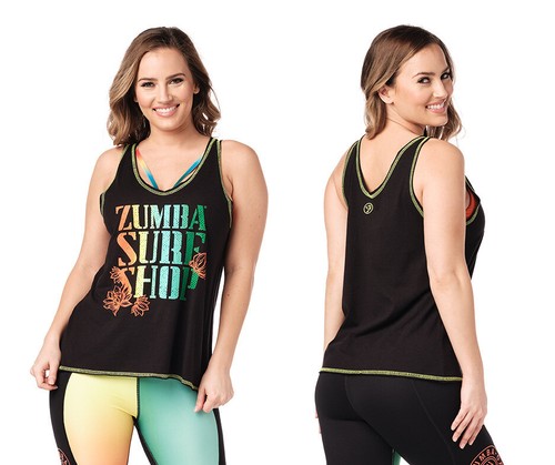 Canotta zumba surf shop nero - shop,