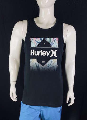 Canotta hurley nera con - hurley,