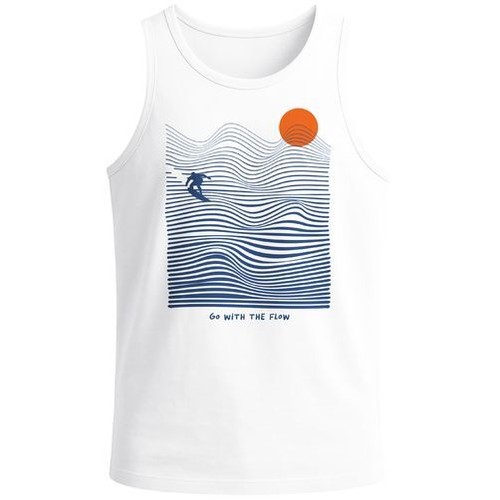 Canotta uomo design surf