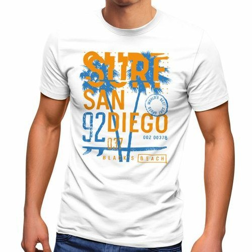 Shirt uomo surf design san - t-shirt,