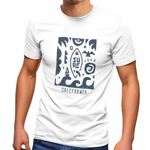 Shirt uomo surf california - t-shirt,